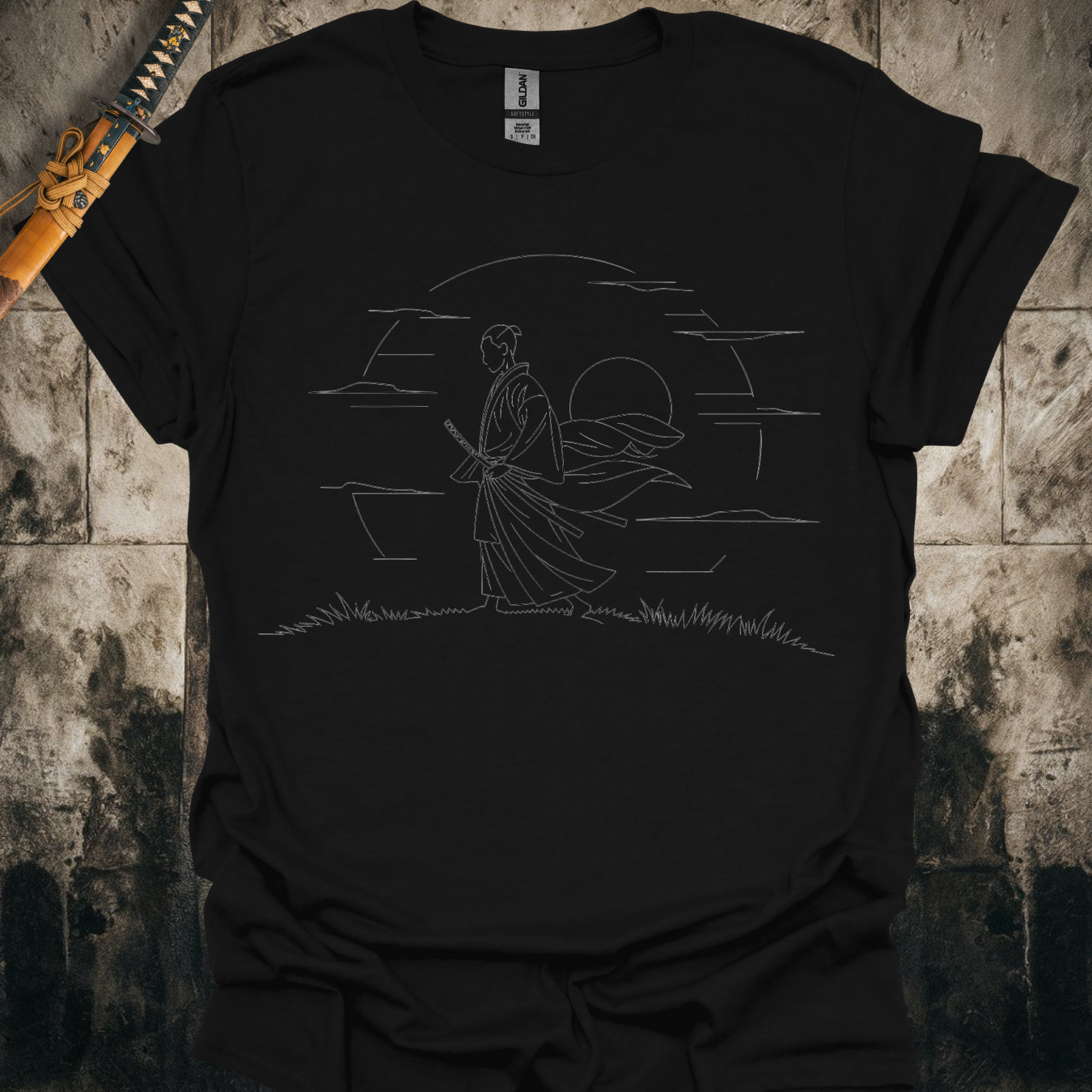 Minimalistic Grass Samurai Tee