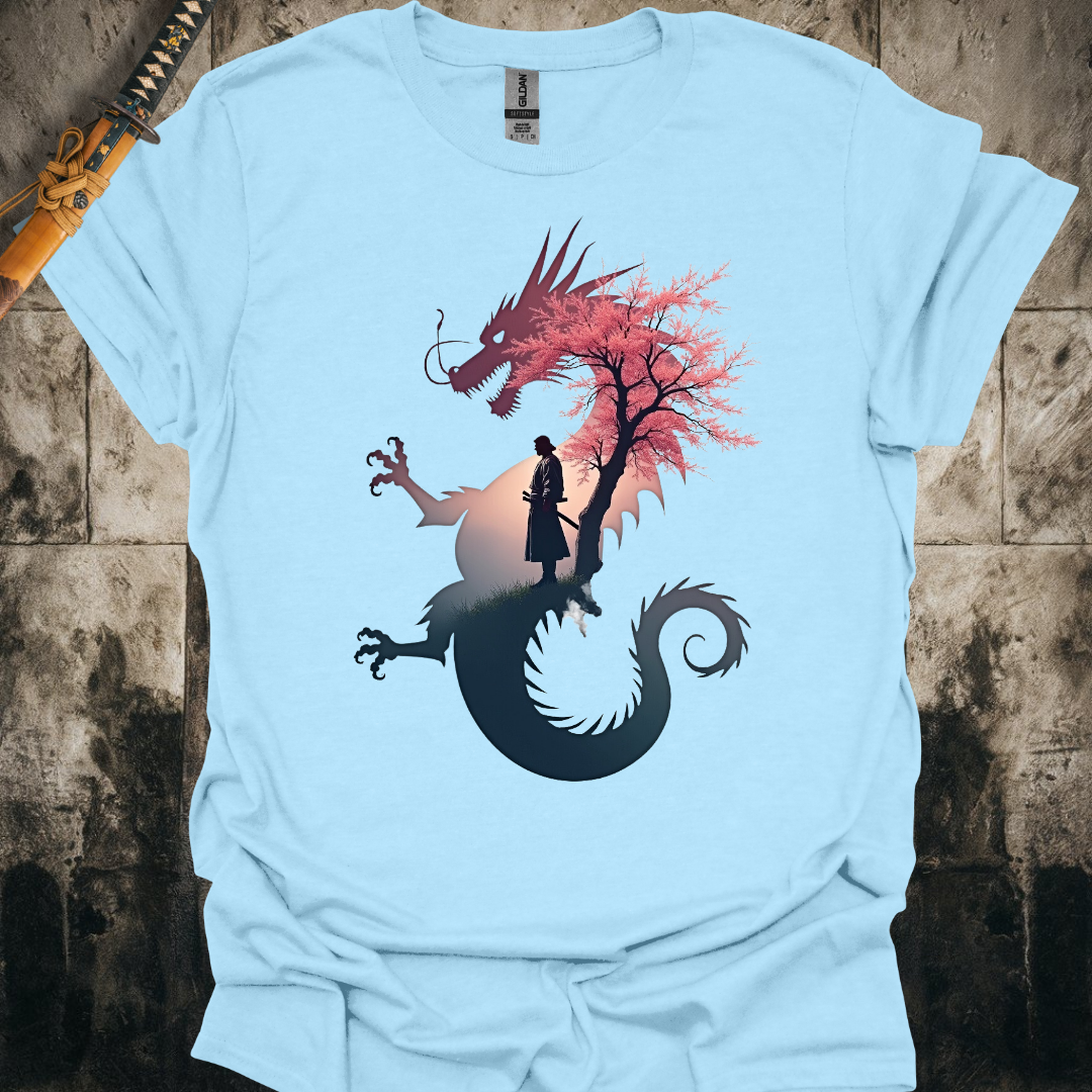Blossom Dragon Samurai Tee