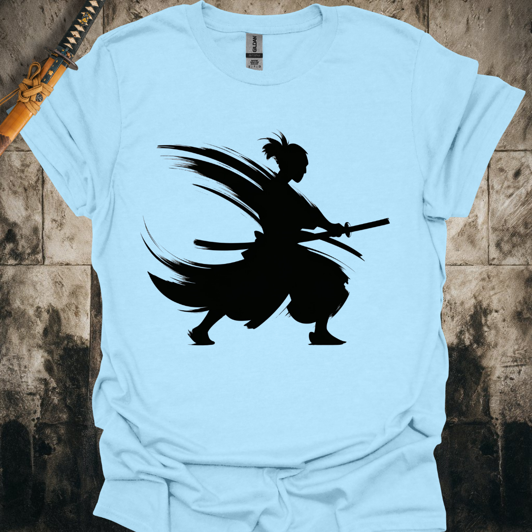 Brushed Samurai Silhouette Tee
