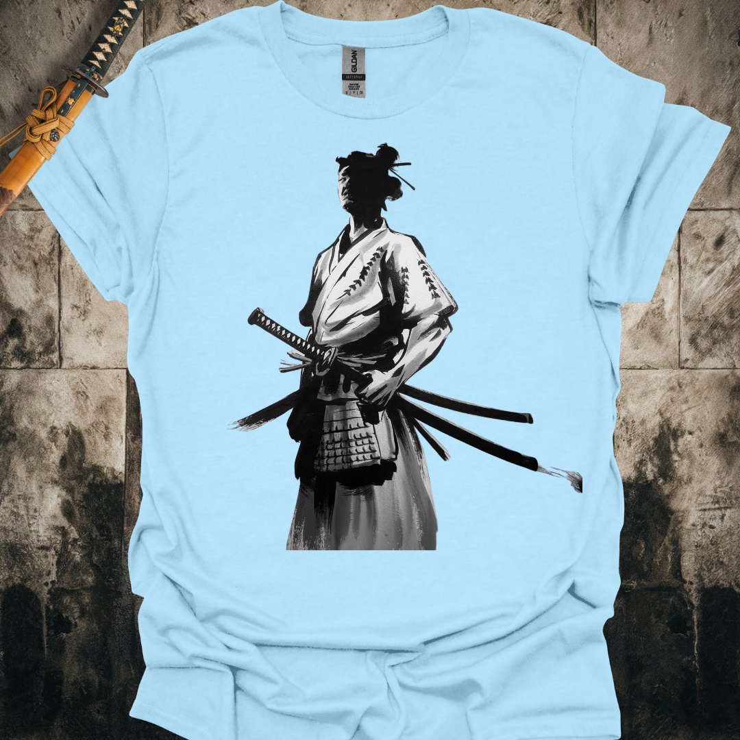 Brush Painted Samurai Tee