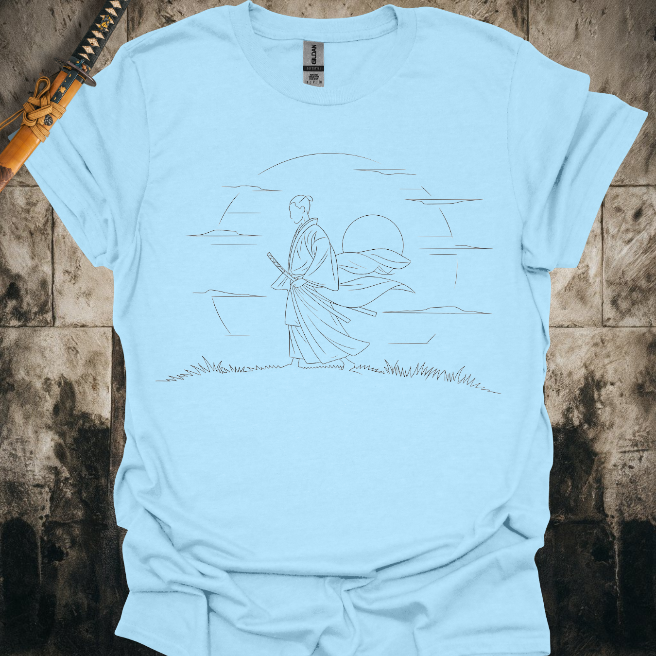Minimalistic Grass Samurai Tee