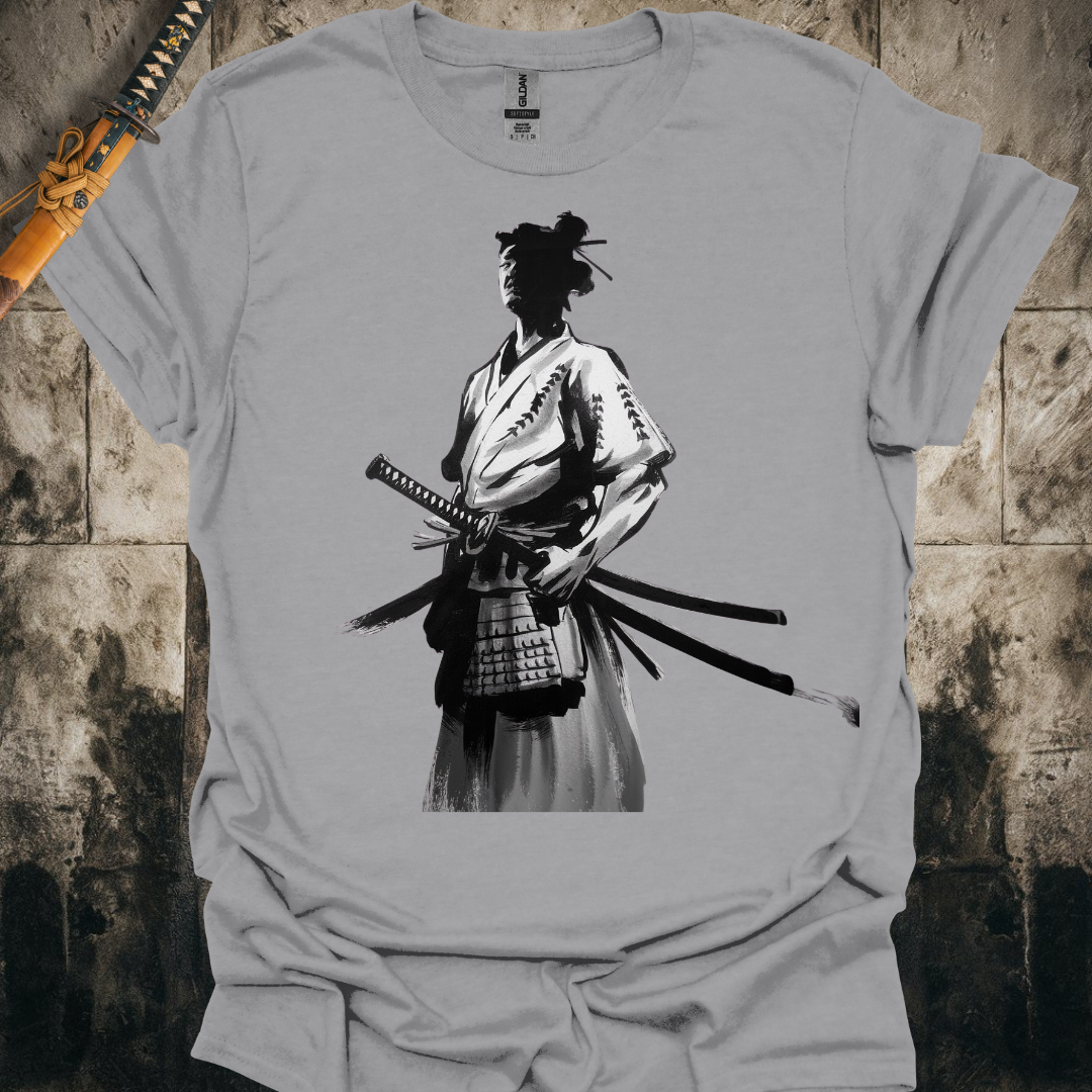 Brush Painted Samurai Tee