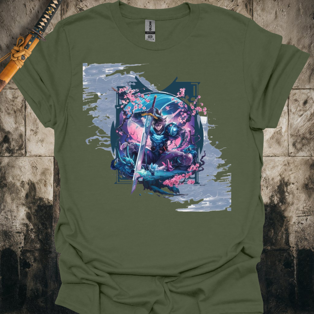 Meditating Future Samurai Tee