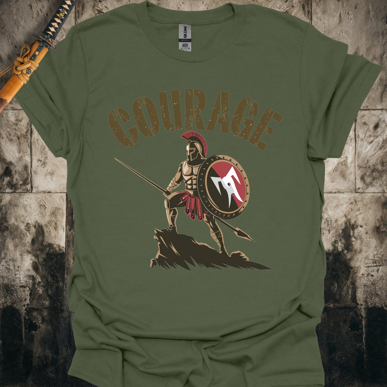 Spartan Courage Tee