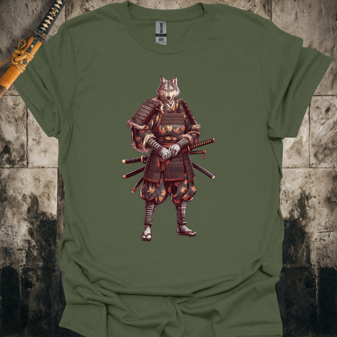 Fall Wolf Samurai Tee