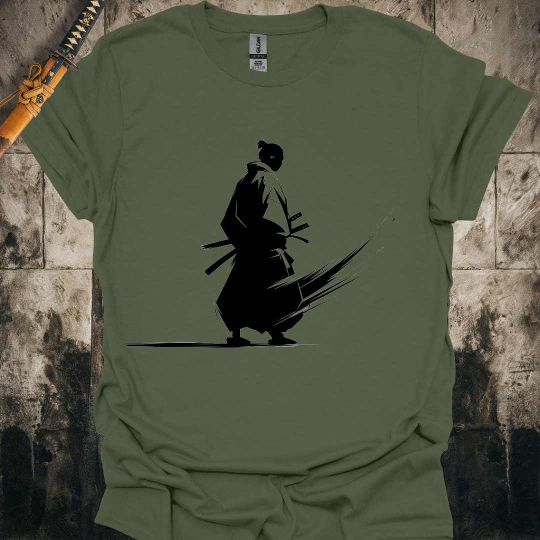 Samurai Shadow Silhouette Tee
