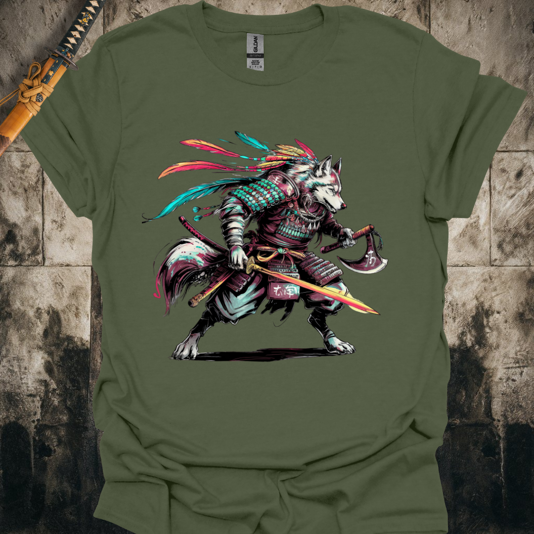 Dual Wielding Tribe Wolf Tee