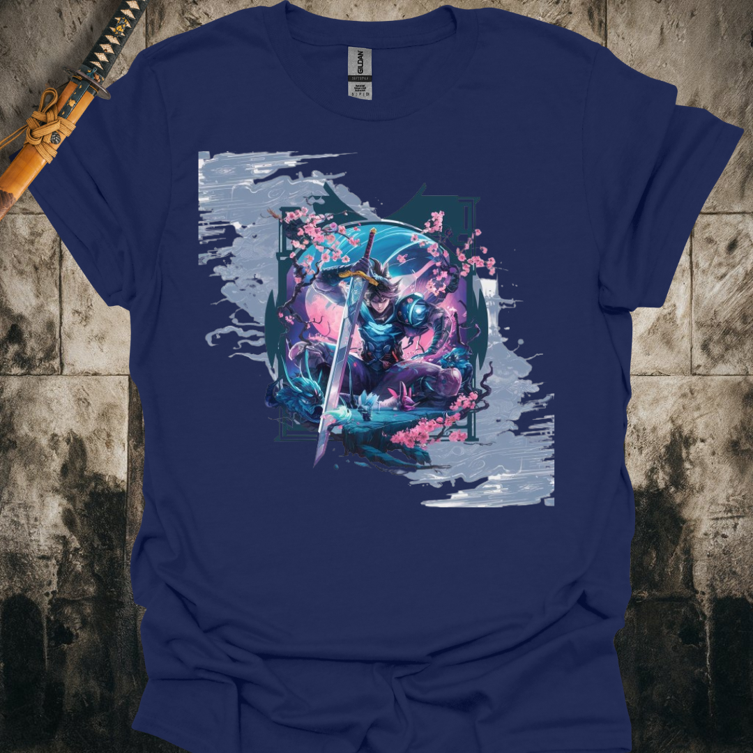 Meditating Future Samurai Tee