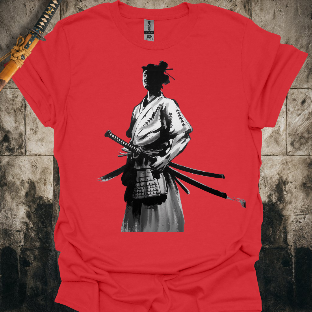 Brush Painted Samurai Tee