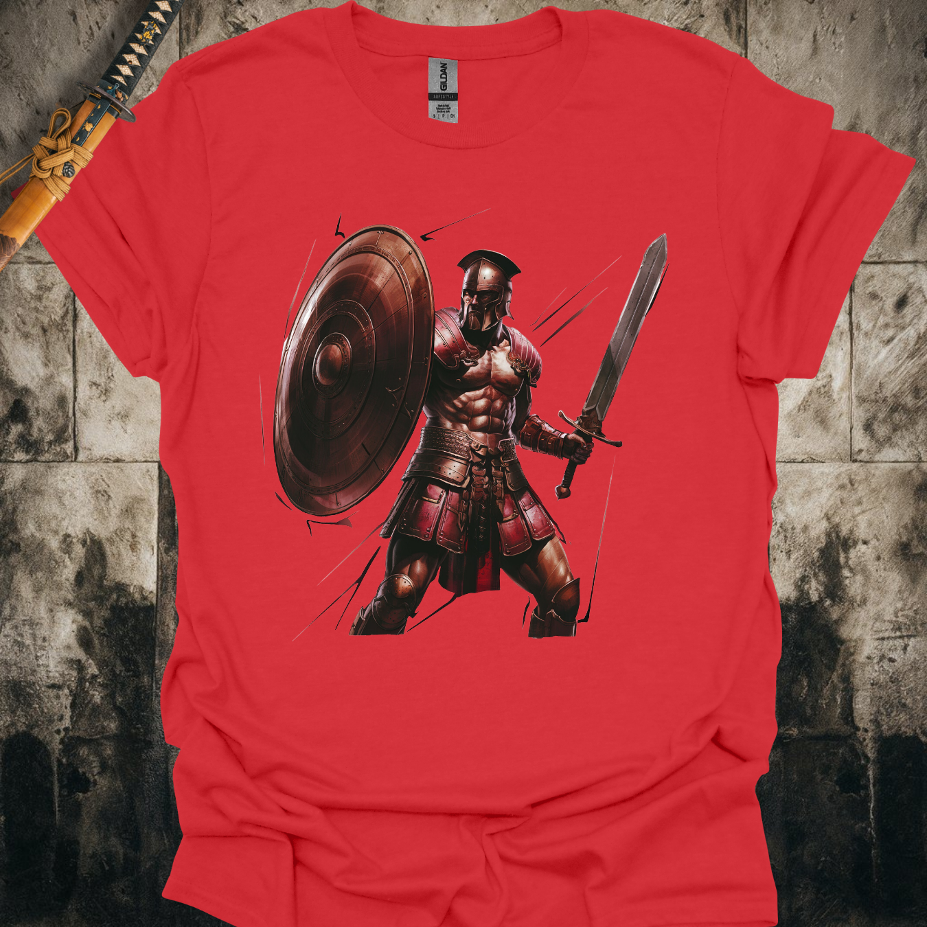 Red Spartan Tee