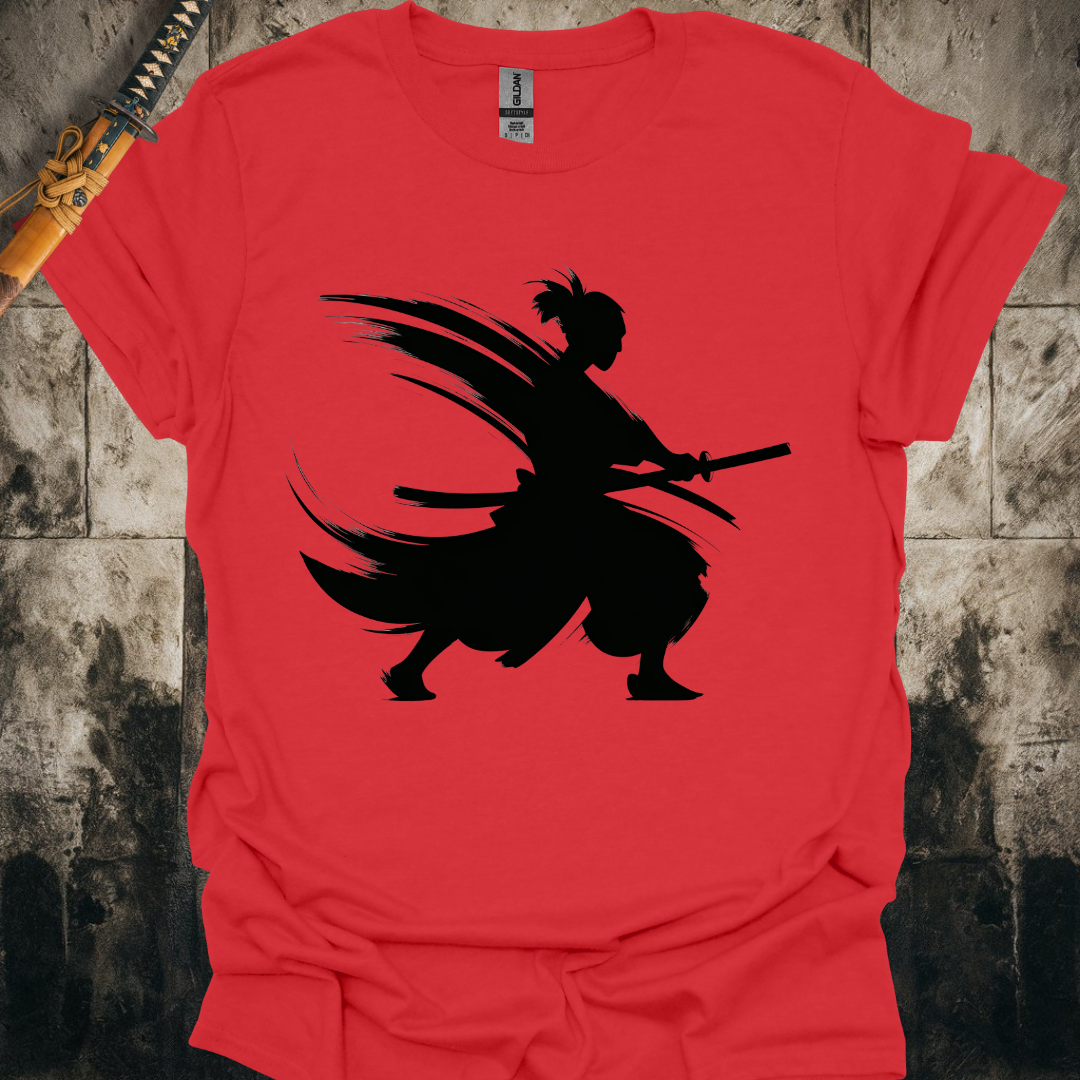 Brushed Samurai Silhouette Tee