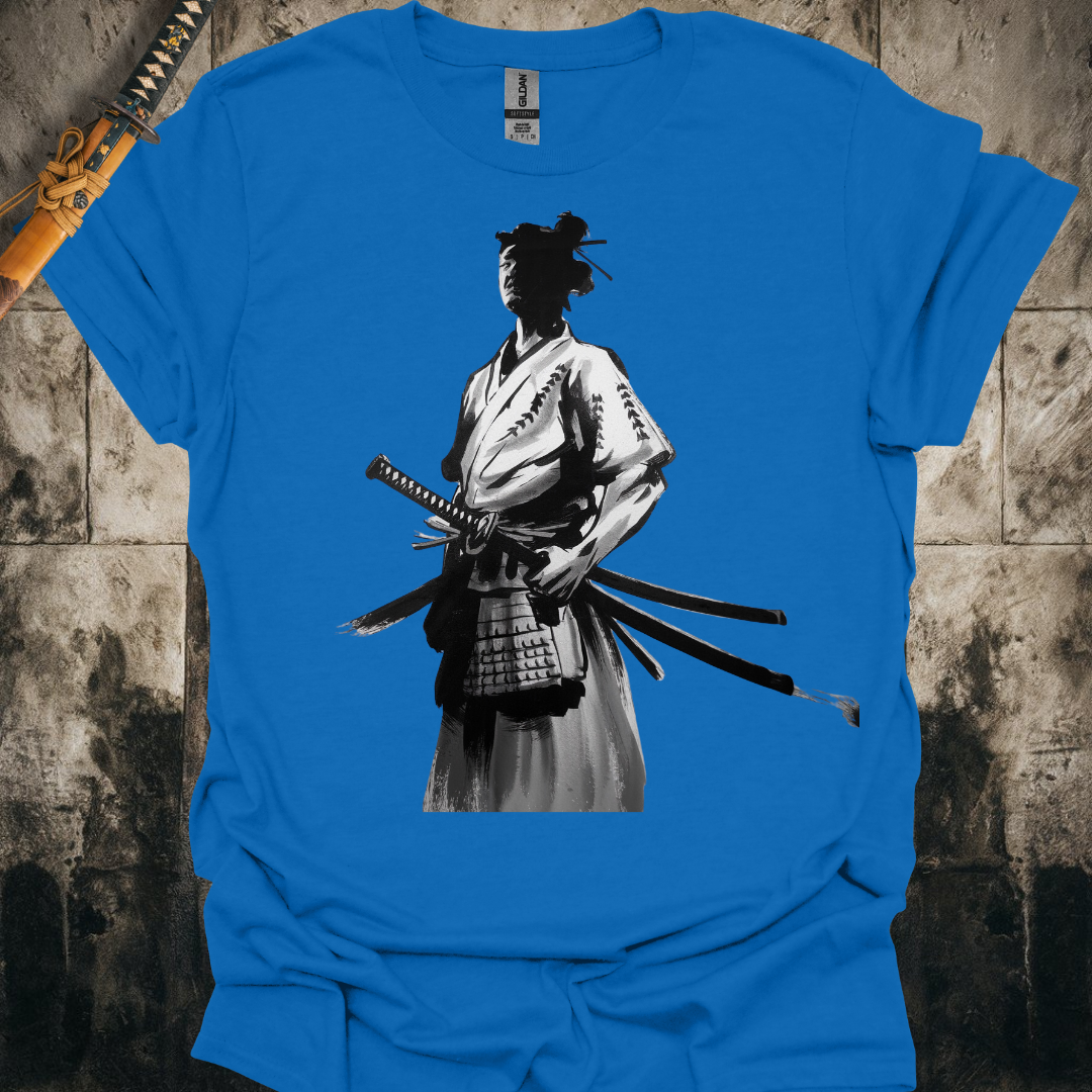 Brush Painted Samurai Tee