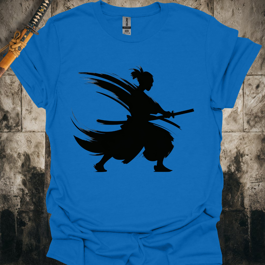 Brushed Samurai Silhouette Tee