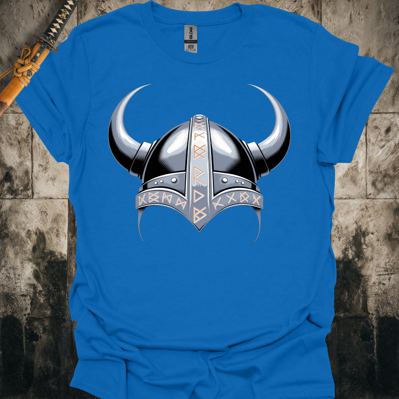 Rune Viking Helmet Tee