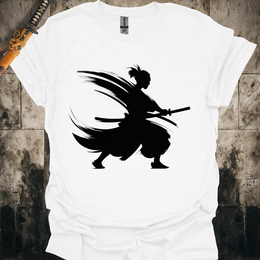 Brushed Samurai Silhouette Tee