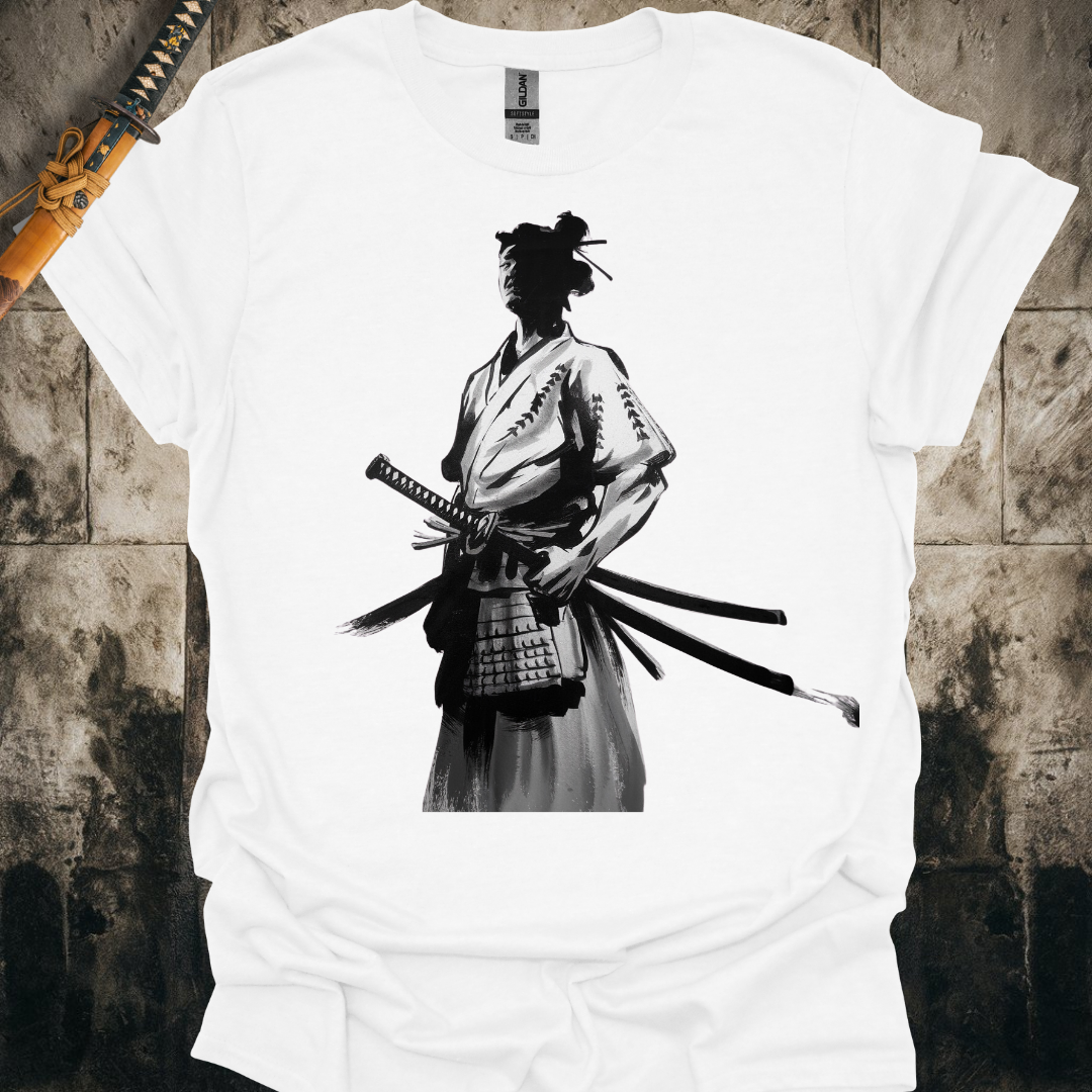Brush Painted Samurai Tee
