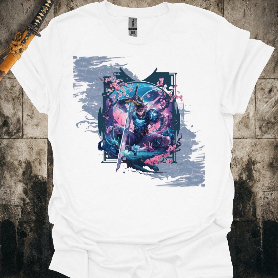 Meditating Future Samurai Tee