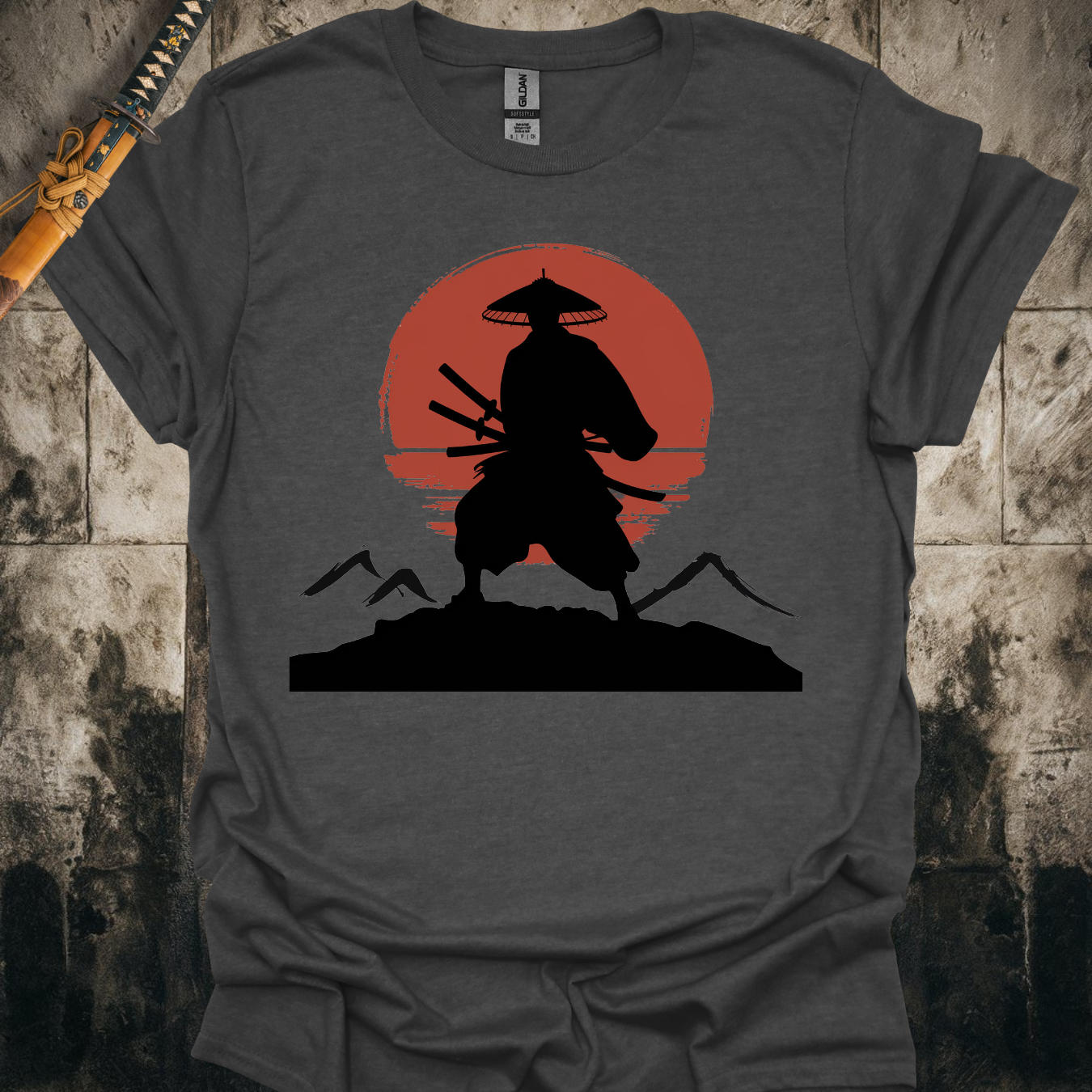 Mountain Samurai Silhouette Tee