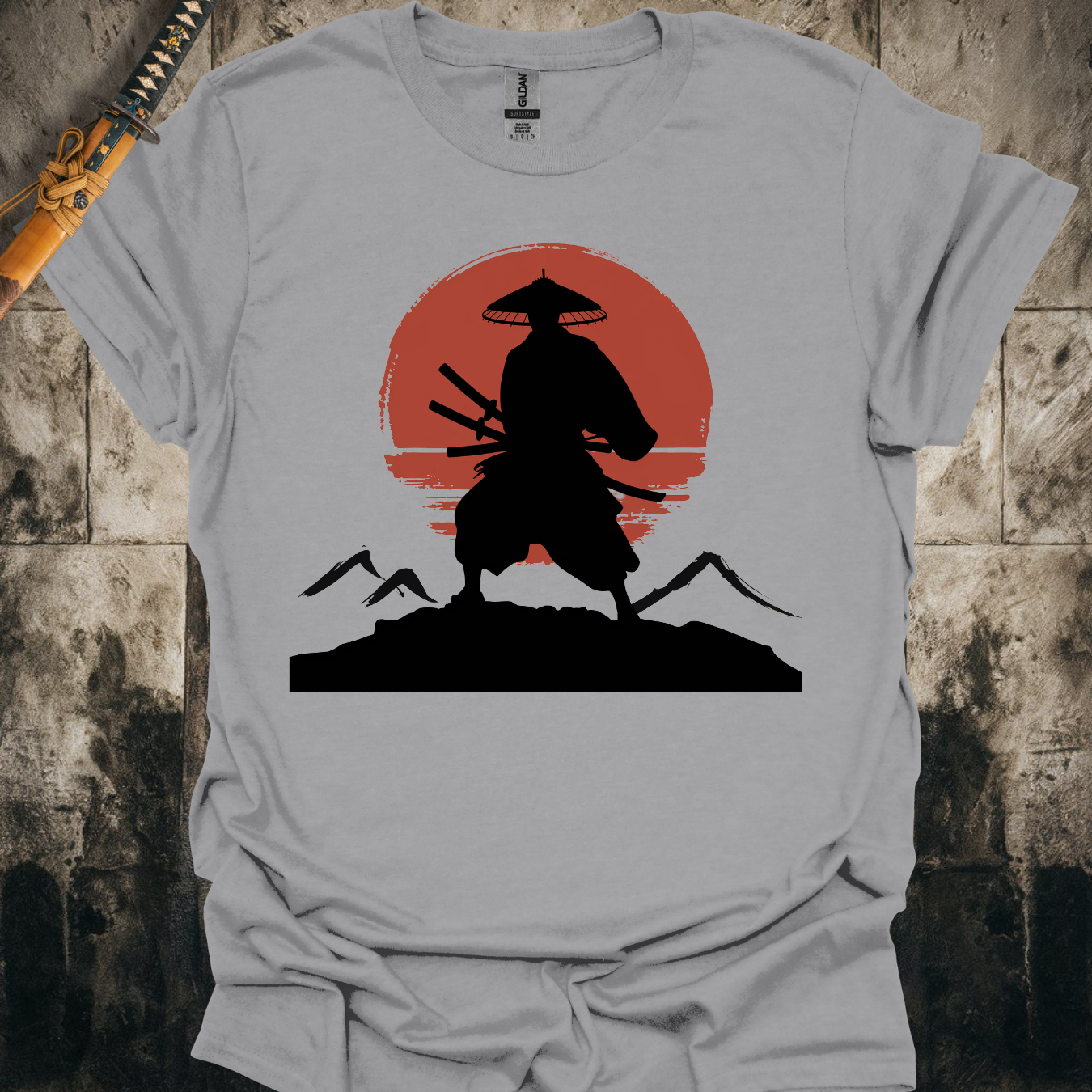 Mountain Samurai Silhouette Tee