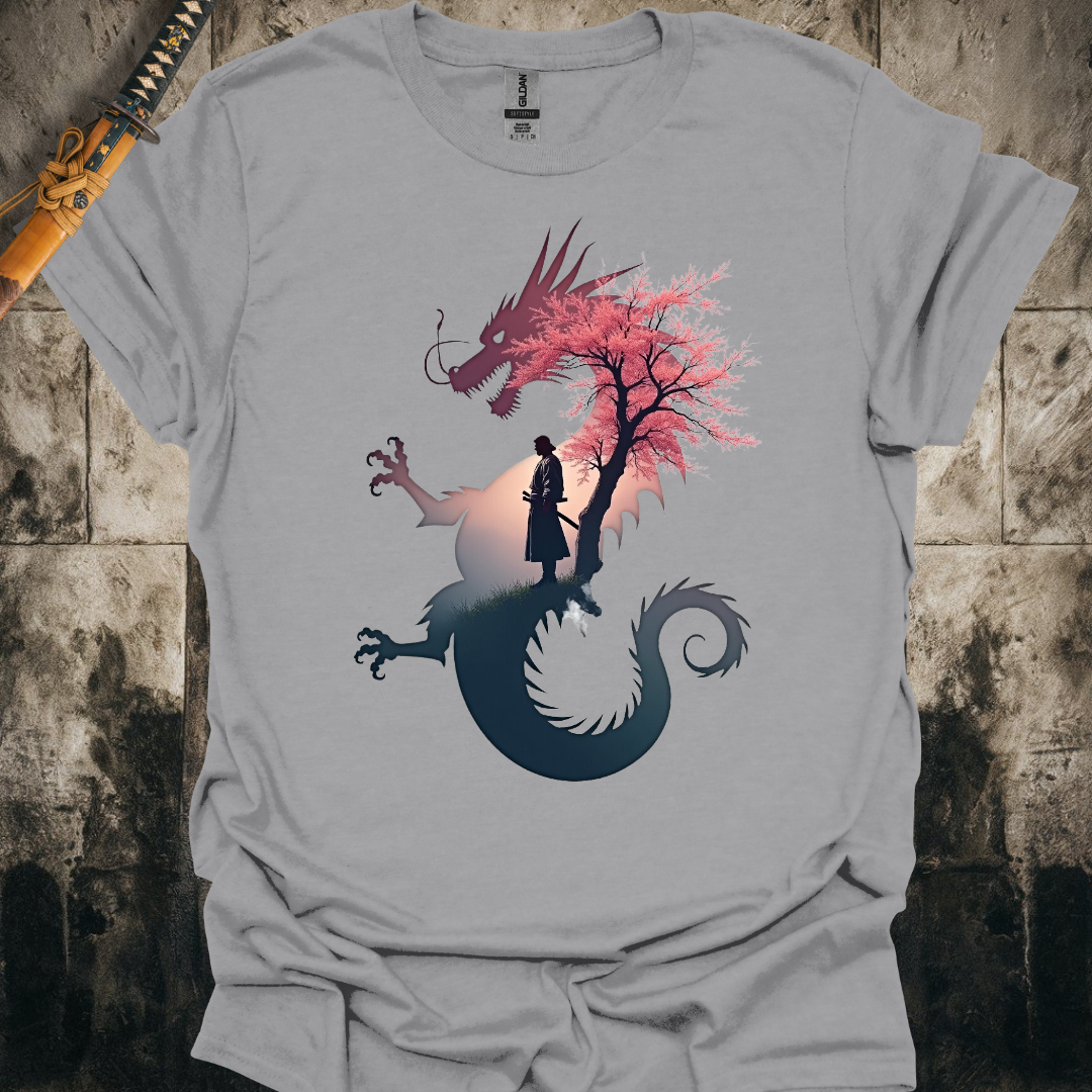 Blossom Dragon Samurai Tee