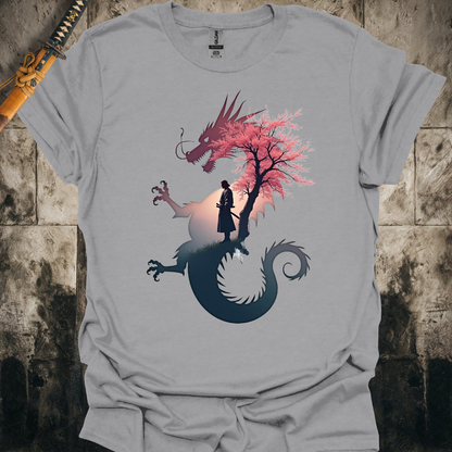 Blossom Dragon Samurai Tee