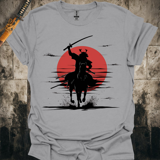 Horse Riding Samurai Silhouette Tee