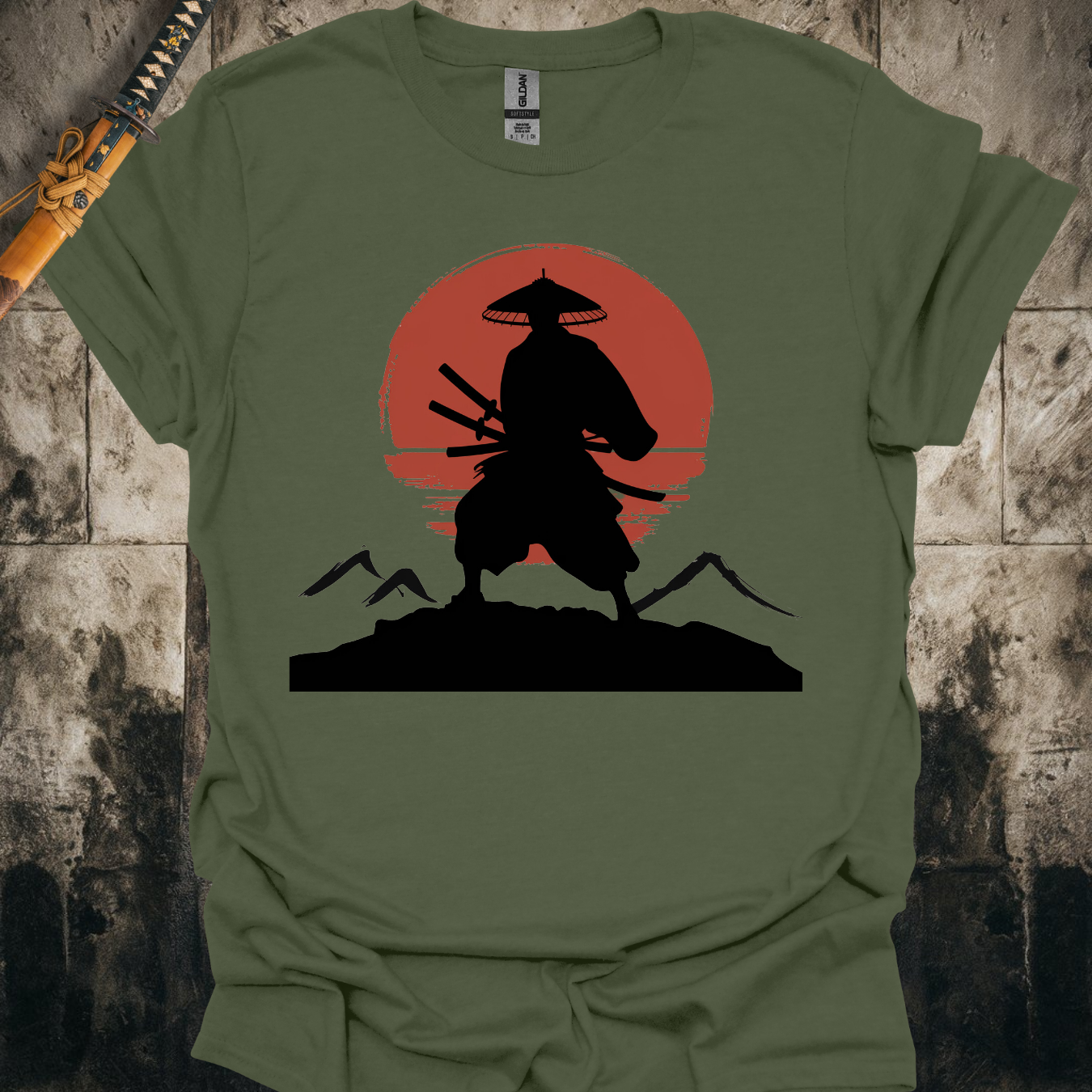 Mountain Samurai Silhouette Tee