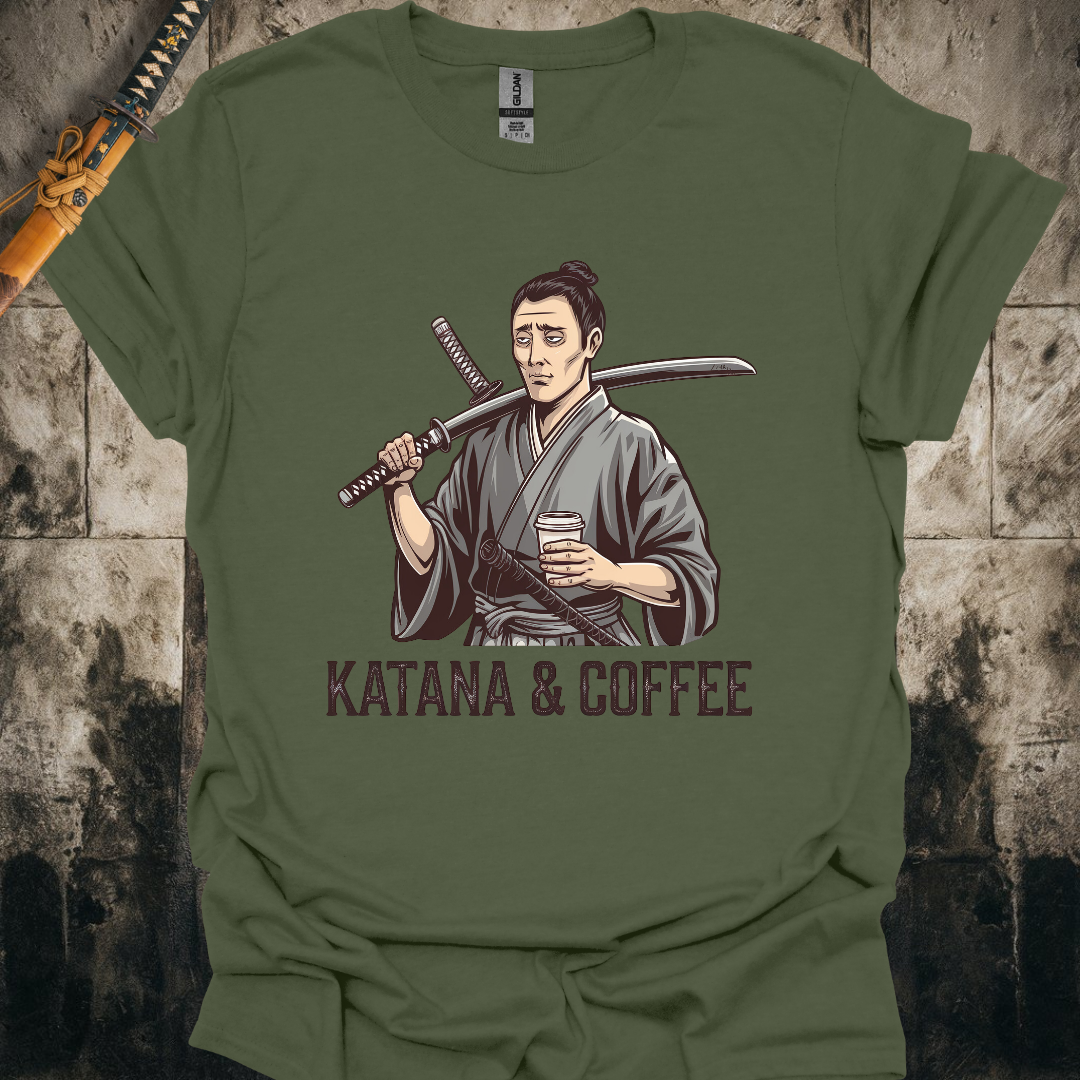 Katana & Coffee Tee