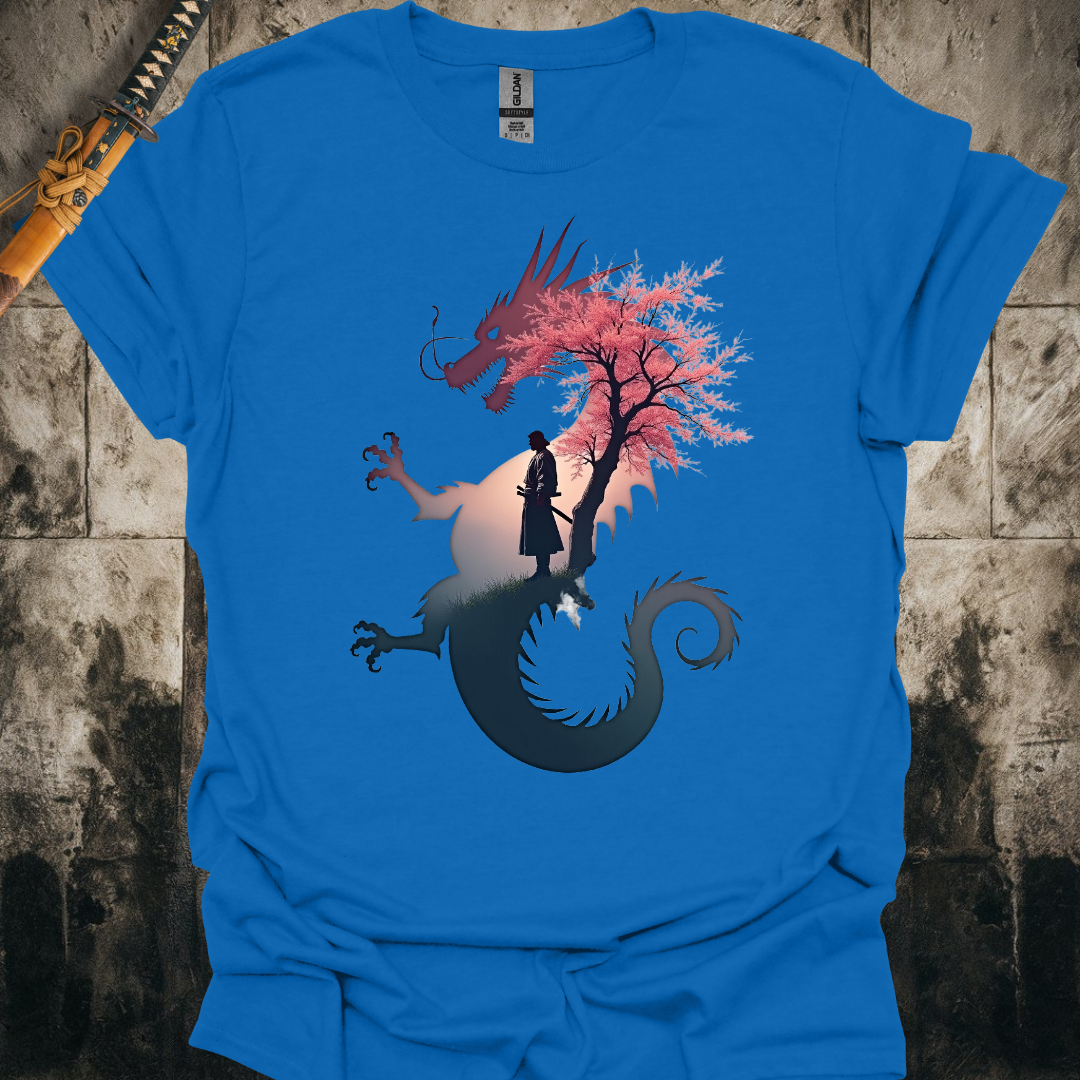 Blossom Dragon Samurai Tee