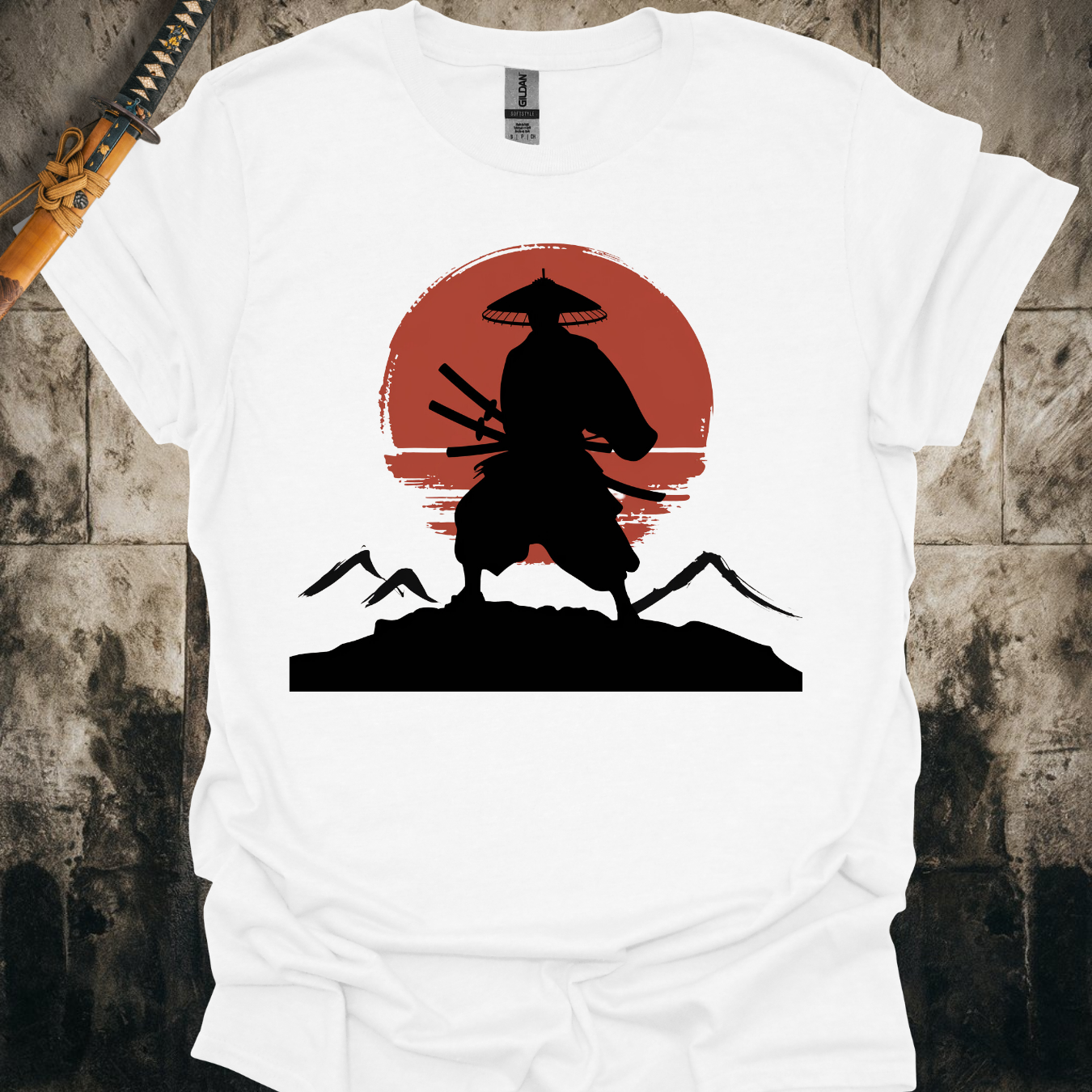 Mountain Samurai Silhouette Tee