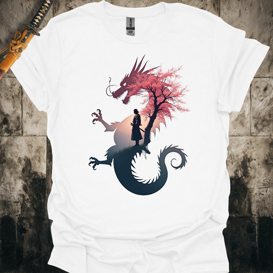 Blossom Dragon Samurai Tee